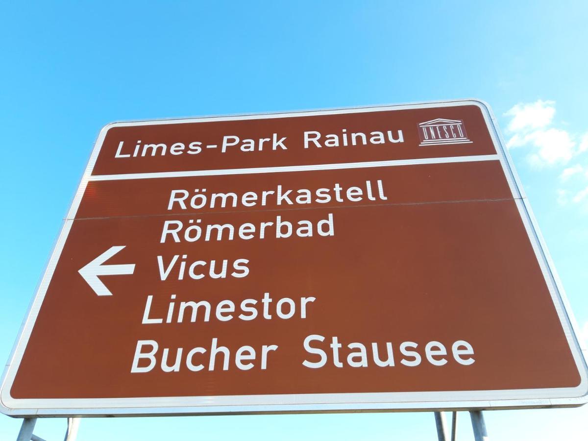 Limes Apartment -Uebernachten Am Limes- Rainau Екстериор снимка